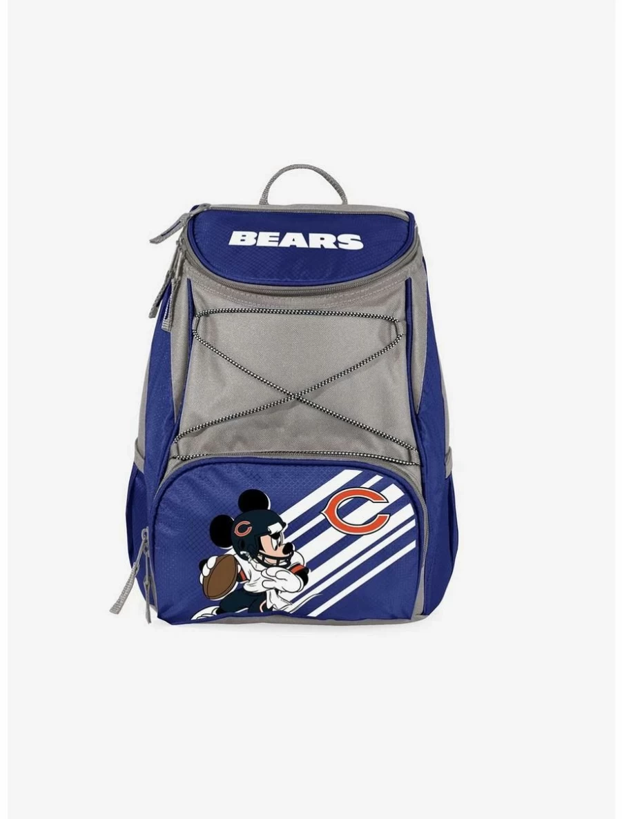 Disney Mickey Mouse NFL Chicago Bears Insulated Cooler Backpack for Lunch Box & Picnics