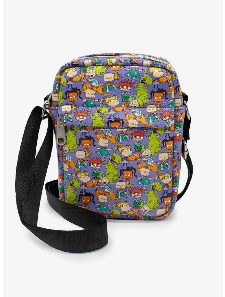 Nickelodeon Rugrats Vegan Leather Crossbody Bag for Kids & Adults