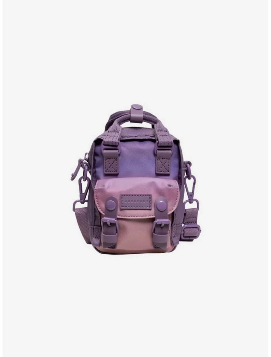 "BoxLunch Exclusive Doughnut Macaroon Tiny Sky Series Sunset Themed Crossbody Bag"