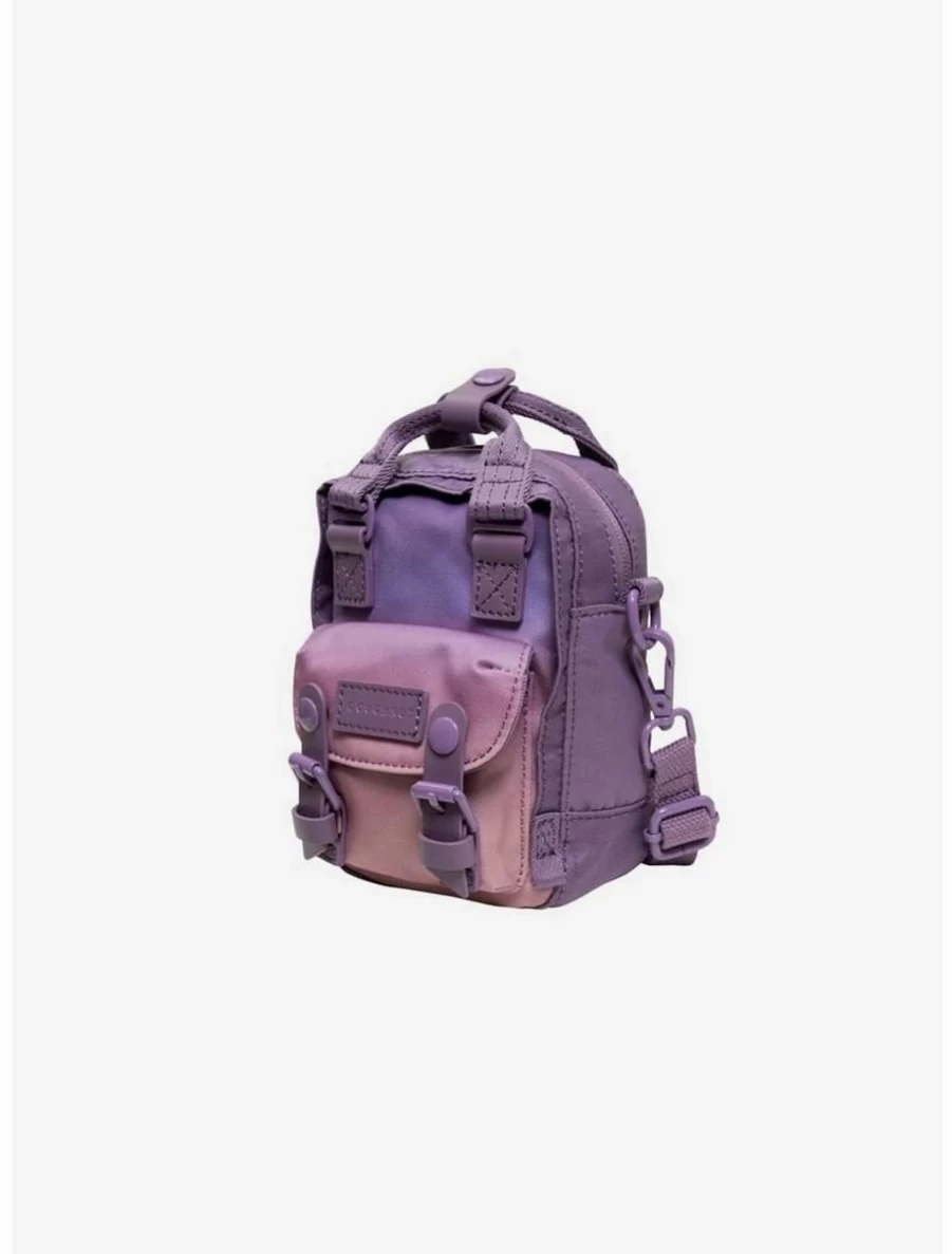 "BoxLunch Exclusive Doughnut Macaroon Tiny Sky Series Sunset Themed Crossbody Bag"