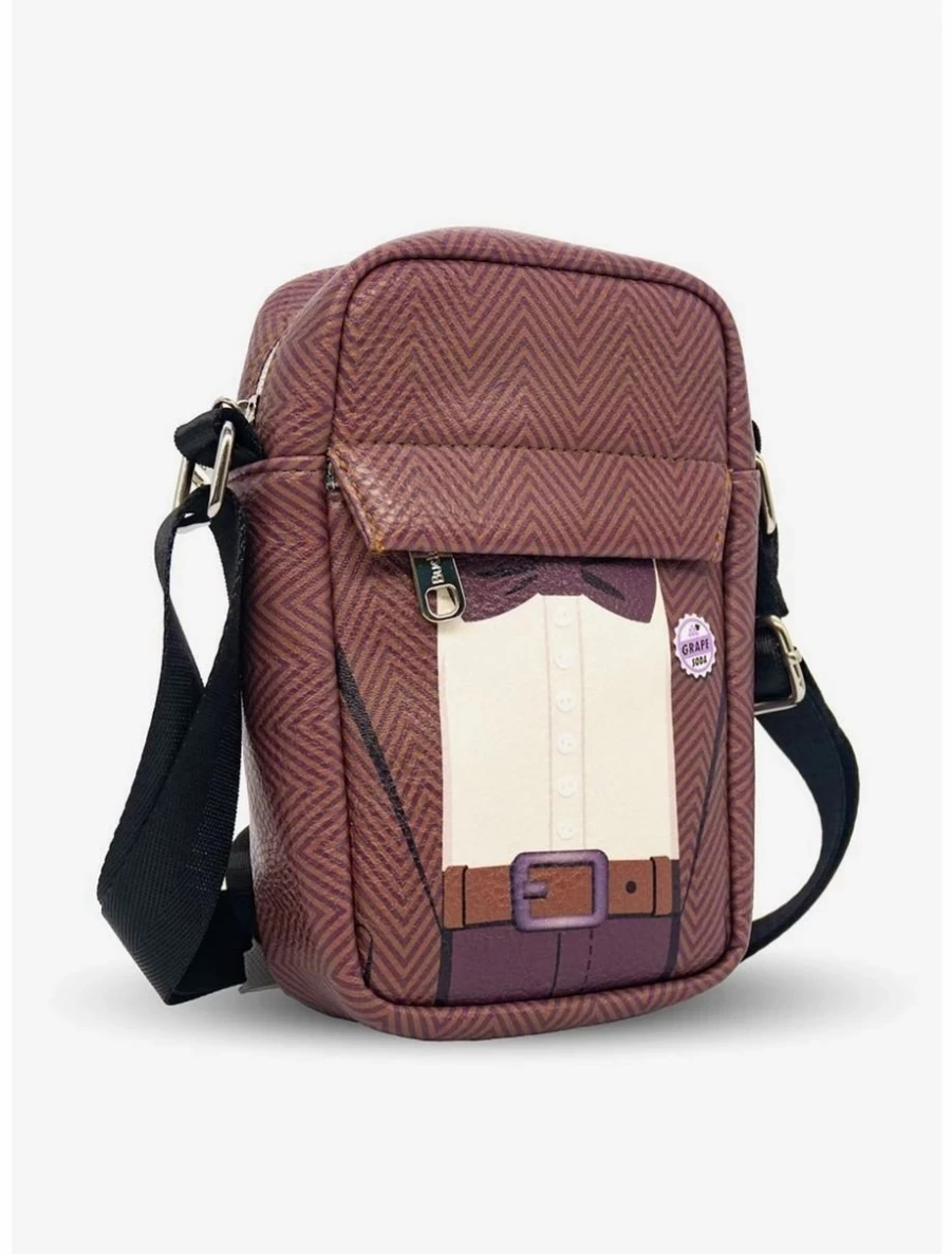 Disney Pixar Up Carl's Suit Character Crossbody Bag - Official BoxLunch Exclusive
