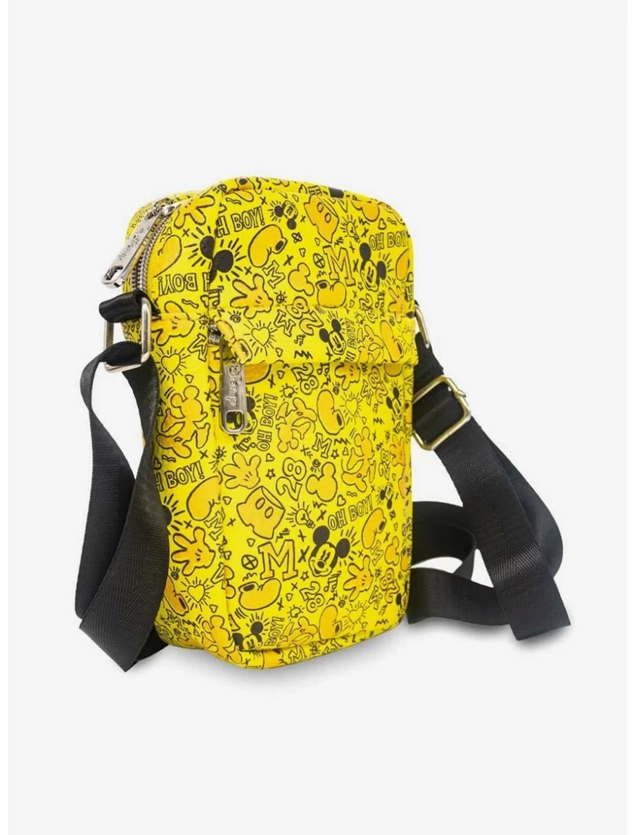 Disney Mickey Mouse Icon Doodles Collage Crossbody Bag - BoxLunch Exclusive