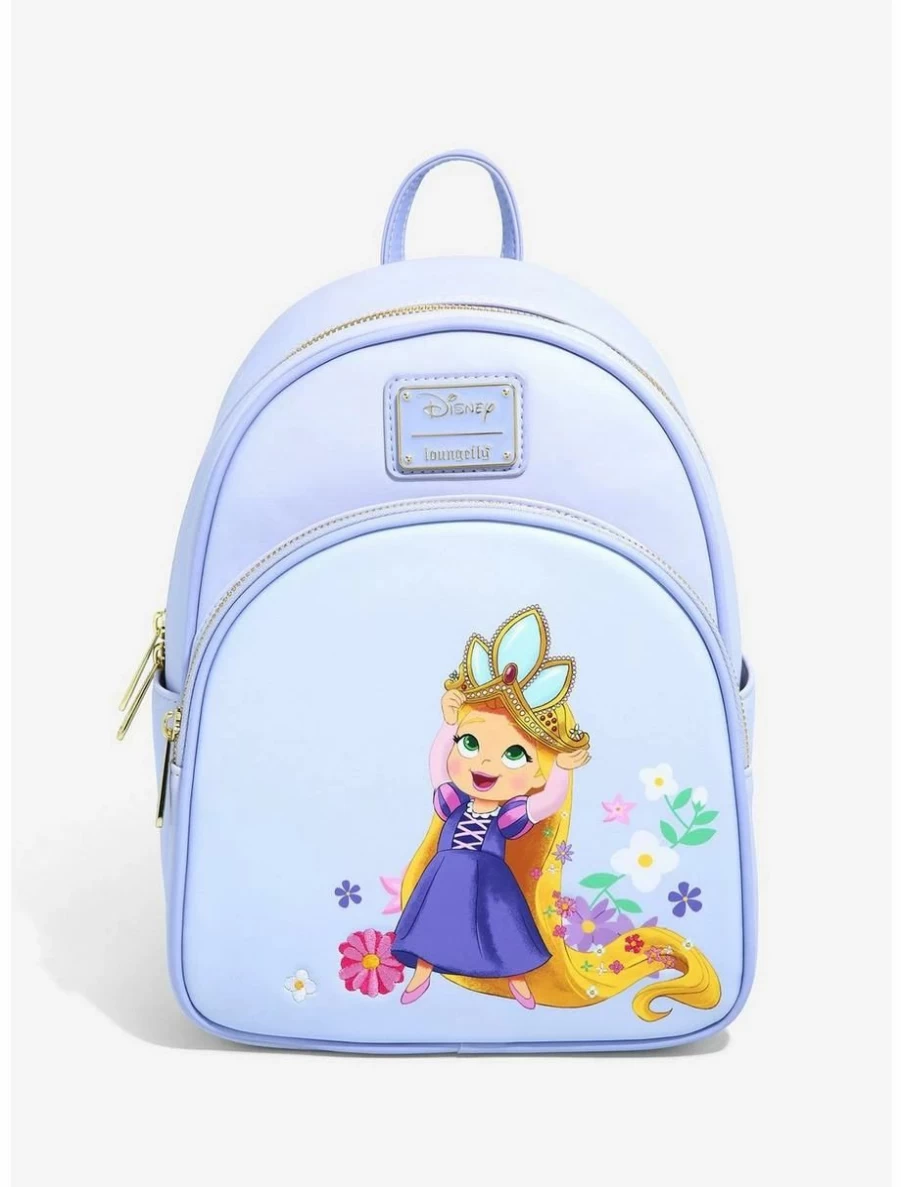Loungefly Disney Tangled Mini Backpack - Young Rapunzel with Tiara Design (BoxLunch Exclusive)
