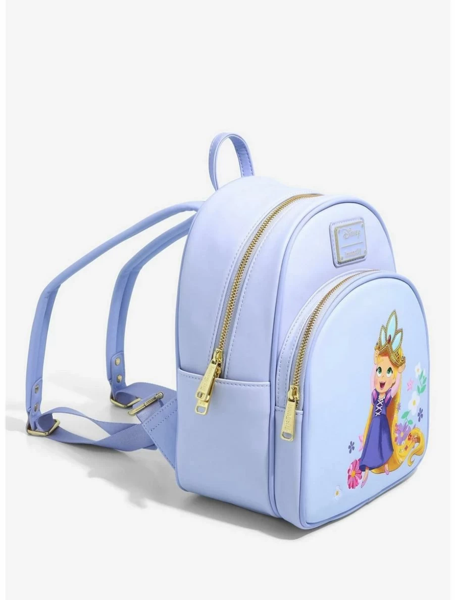 Loungefly Disney Tangled Mini Backpack - Young Rapunzel with Tiara Design (BoxLunch Exclusive)