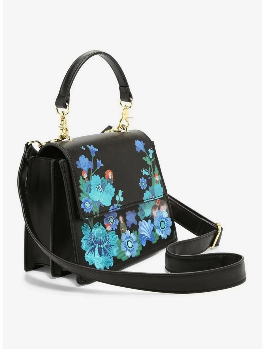 Disney Pixar Brave Merida & Family Botanical Crossbody Bag - Loungefly Exclusive at Boxlunch