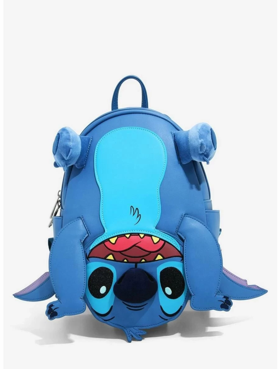 Loungefly Disney Lilo & Stitch Upside Down Mini Backpack – Exclusive BoxLunch Figural Design