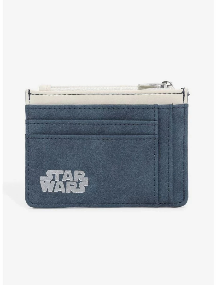 Star Wars The Mandalorian Ahsoka Tano & Grogu Leather Card Holder - BoxLunch Exclusive Collectible Wallet