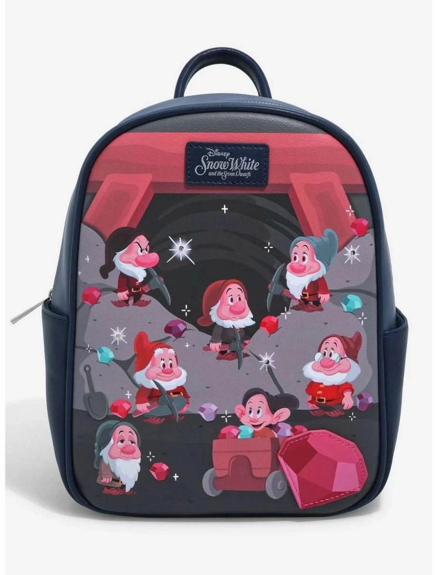 Disney Snow White Mini Backpack with Light-Up Mining Feature - Seven Dwarfs Themed BoxLunch Exclusive