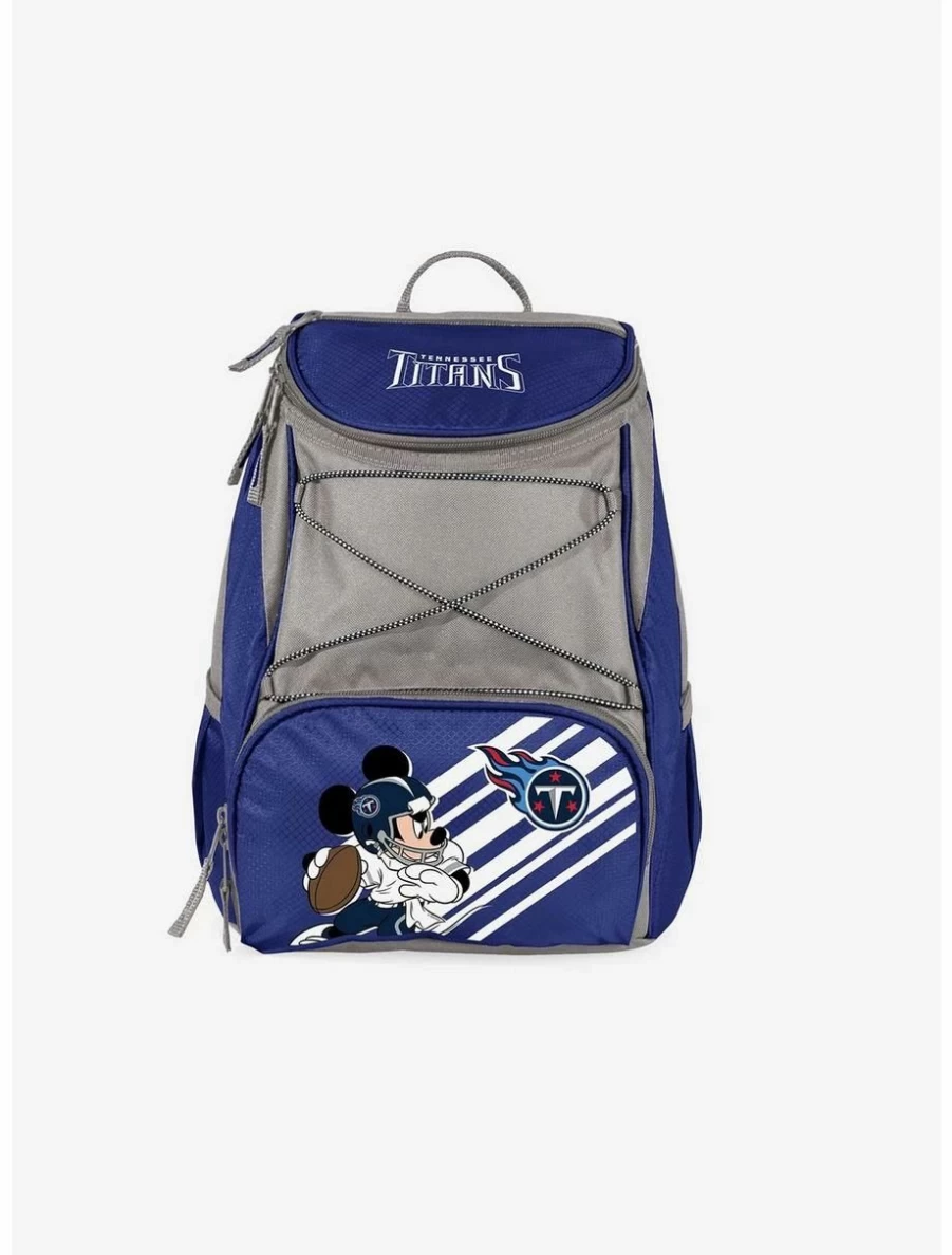 Disney Mickey Mouse NFL Tennessee Titans Insulated Cooler Backpack for Fans