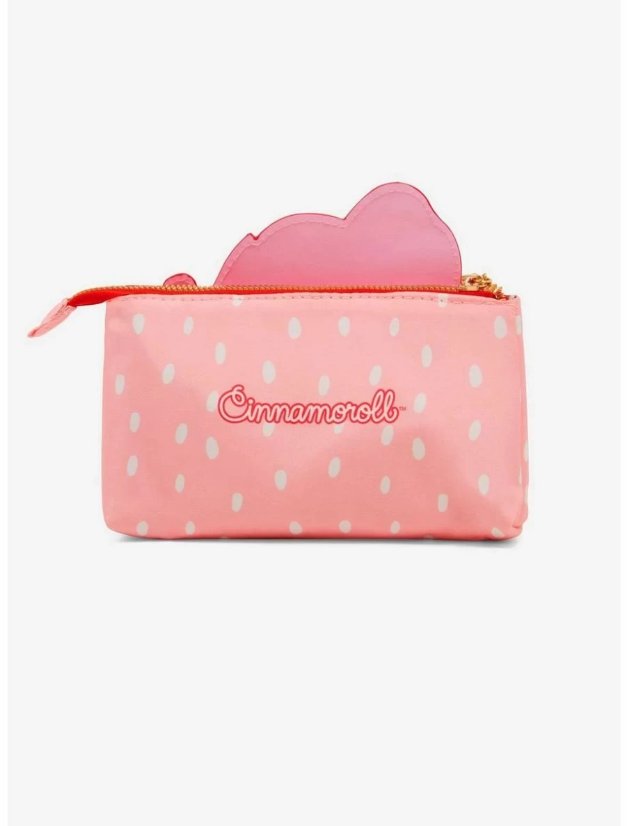 Sanrio Cinnamoroll Strawberry Makeup Pouch BoxLunch Limited Edition Kawaii Cosmetic Case