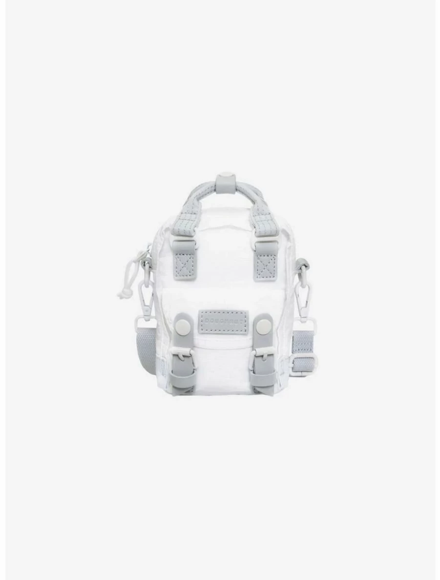 Milky Blueberry Mini Crossbody Bag - Doughnut Macaron Tiny Milkshake Design Cute Shoulder Purse