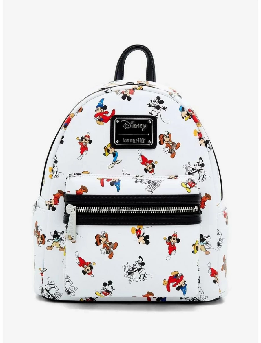 Loungefly Exclusive Disney Mickey Mouse Allover Print Mini Backpack - BoxLunch Limited Edition