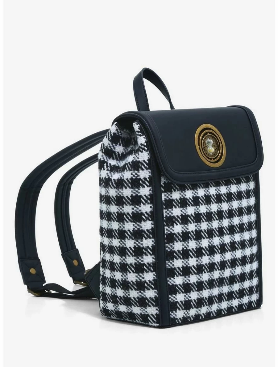 Harry Potter Time Turner Mini Backpack Houndstooth Design - BoxLunch Exclusive Collectible