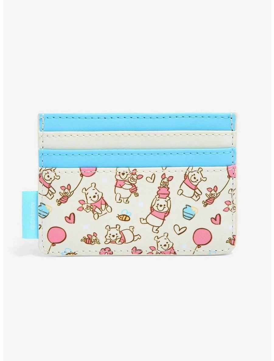 Loungefly Disney Winnie The Pooh Piglet Sketch Card Holder - BoxLunch Exclusive Wallet