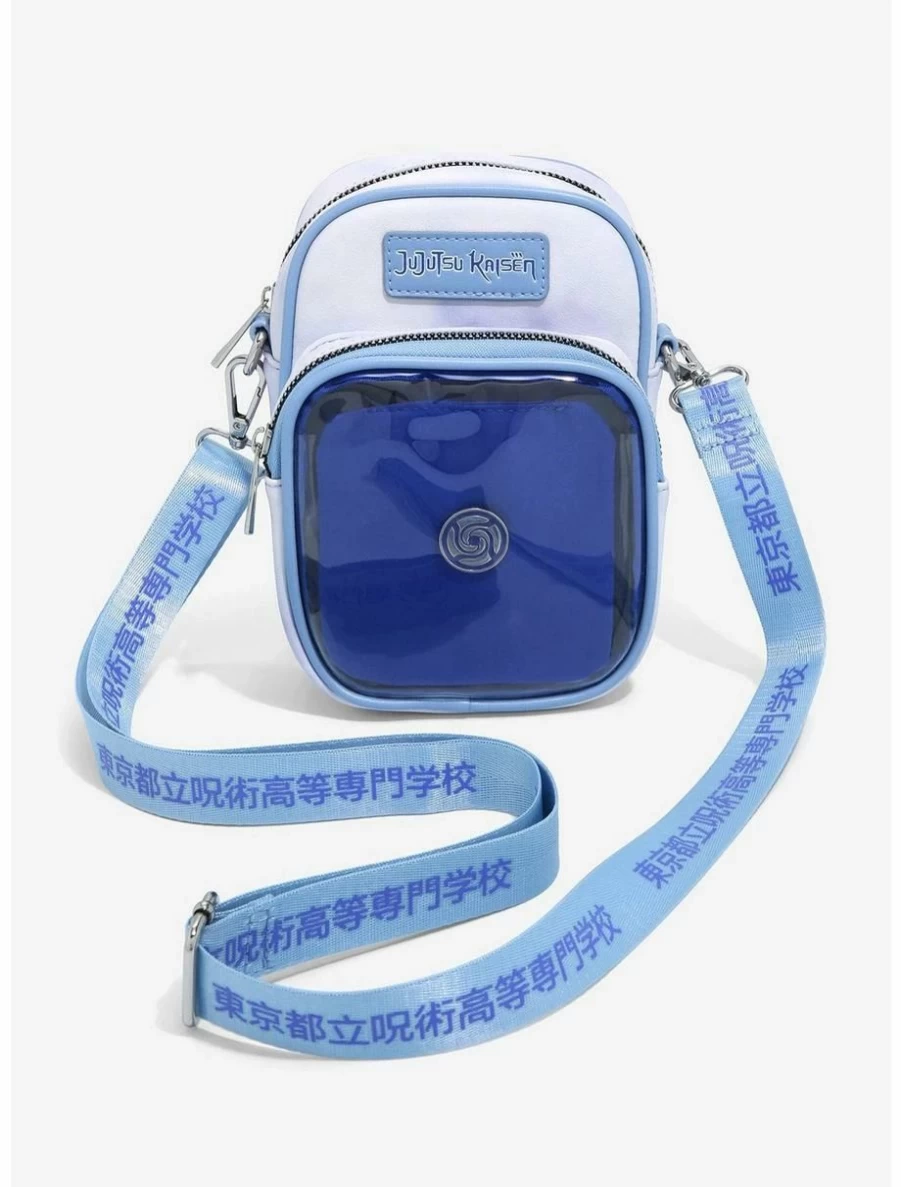 "Jujutsu Kaisen Chibi Anime Crossbody Bag - First Year Sorcerers Collectible Pin Pouch (BoxLunch Exclusive)"