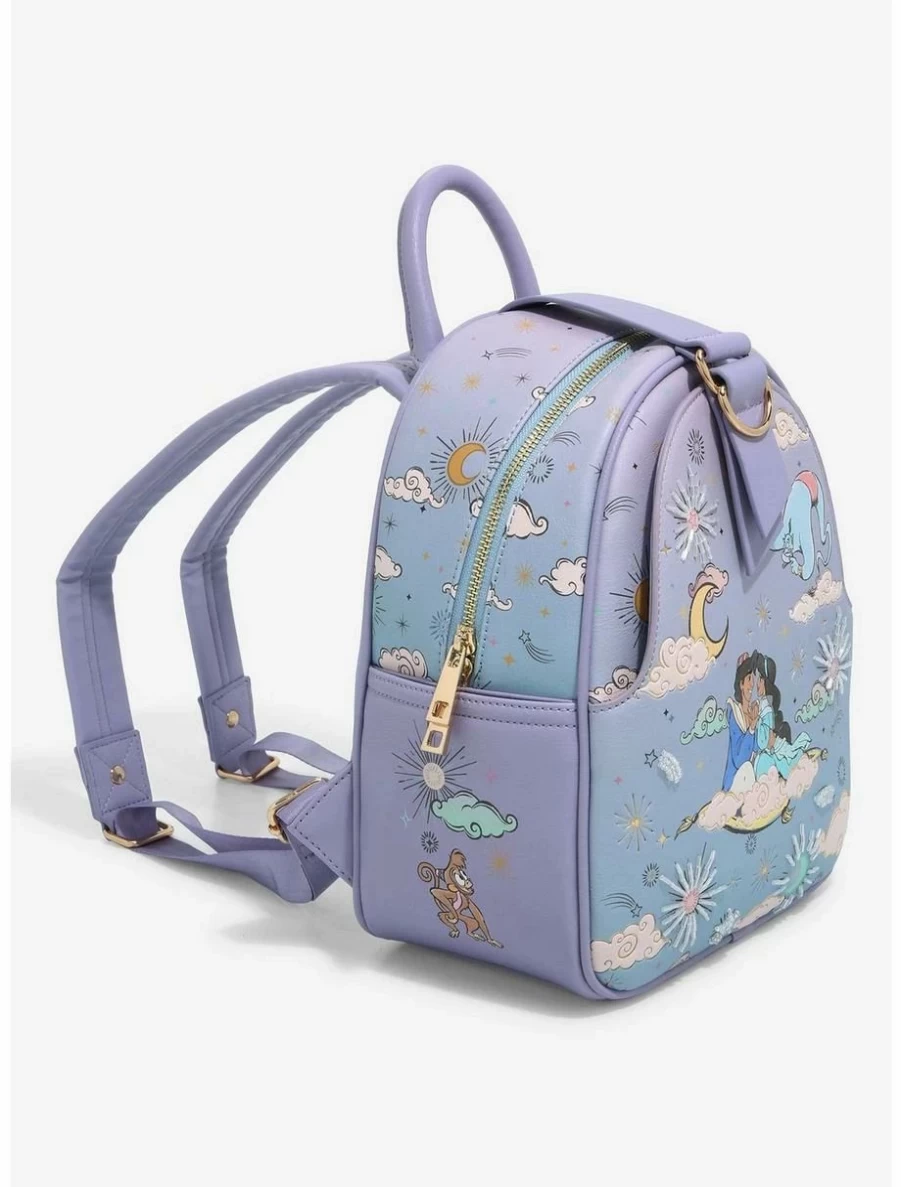 Disney Aladdin Our Universe Mini Backpack - BoxLunch Exclusive Characters In The Sky Design