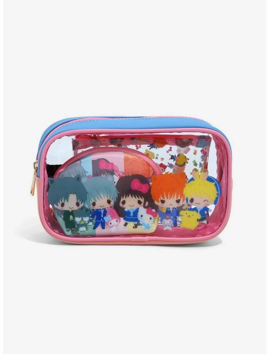 "Hello Kitty & Friends x Fruits Basket Exclusive Cosmetic Bag Set | BoxLunch Limited Edition"