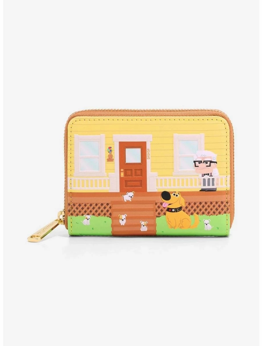 Disney Pixar Up House & Characters Small Zip Wallet by Loungefly - BoxLunch Exclusive Collectible