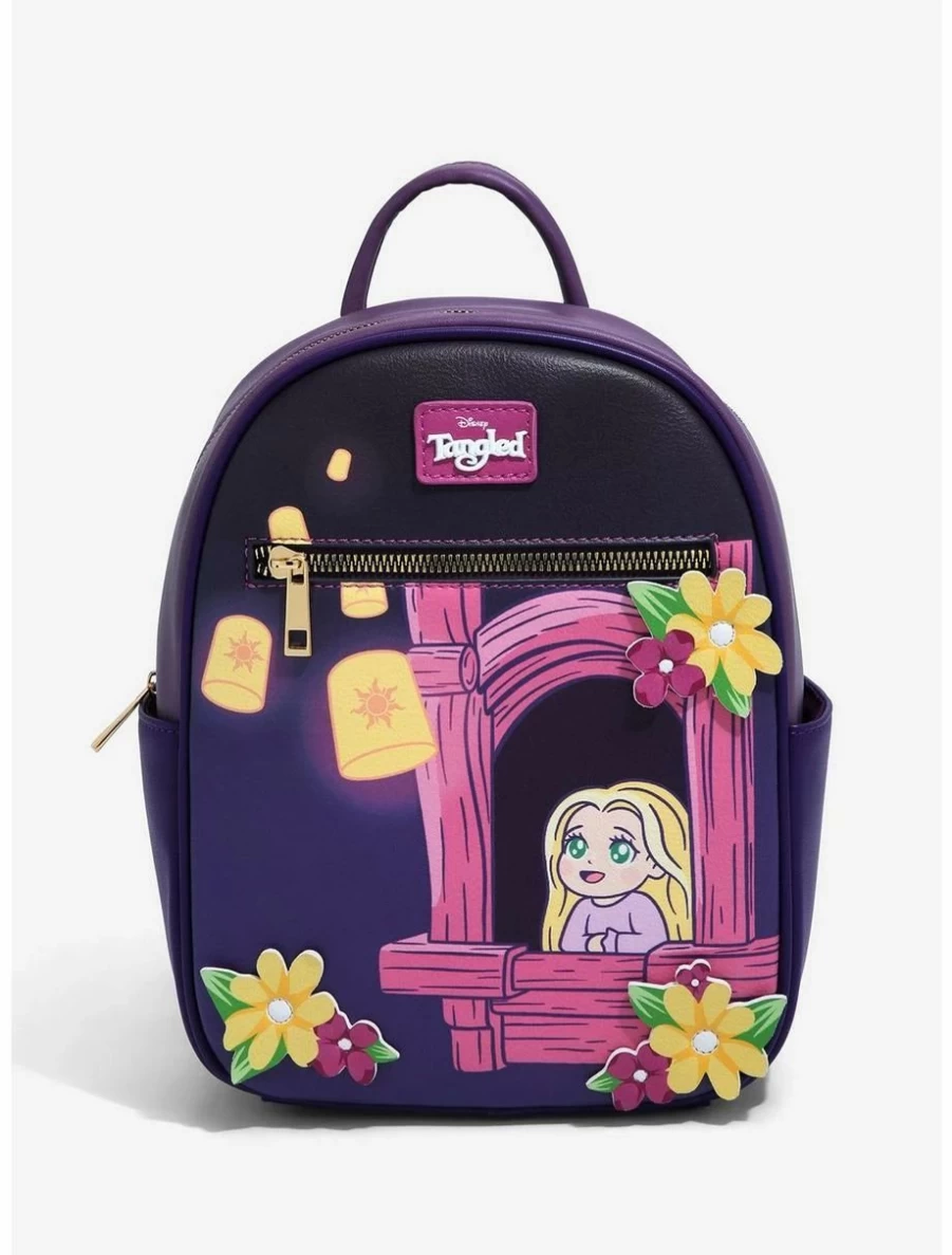 Disney Tangled Mini Backpack - Chibi Rapunzel Design - BoxLunch Exclusive Collectible