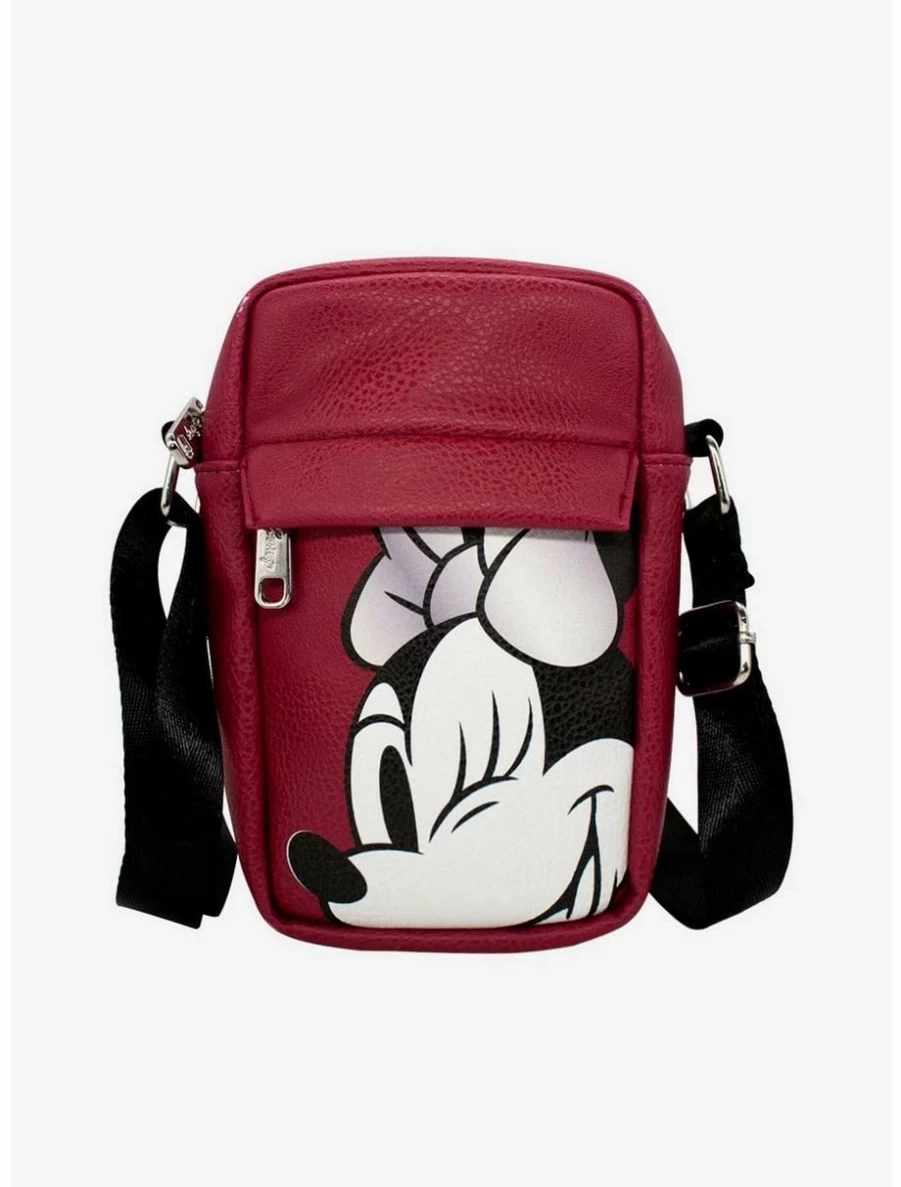 Disney Minnie Mouse Winking Crossbody Bag - Stylish Boxlunch Exclusive Handbag for Women