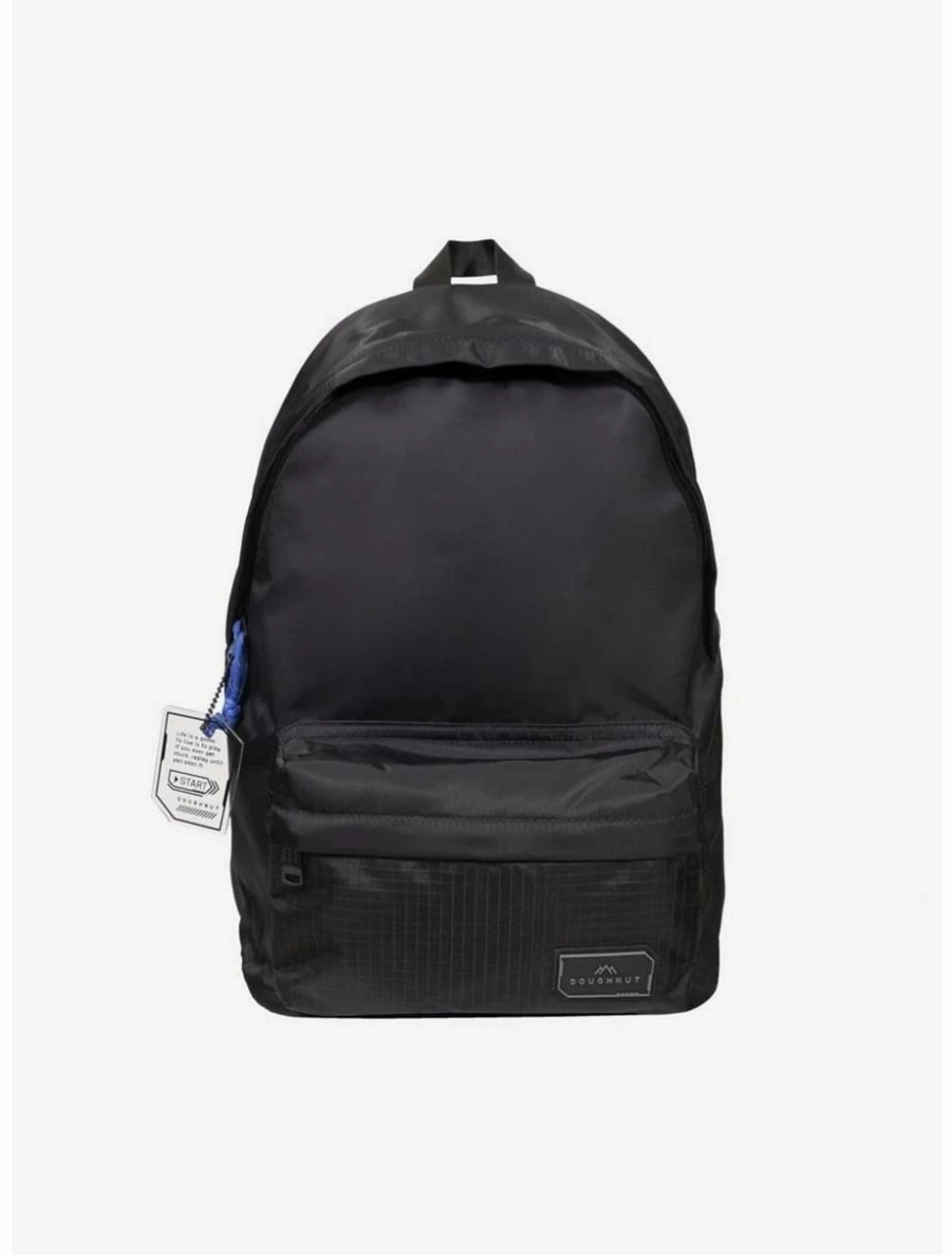 Doughnut Plus One Gamescape Series Black Backpack by Boxlunch