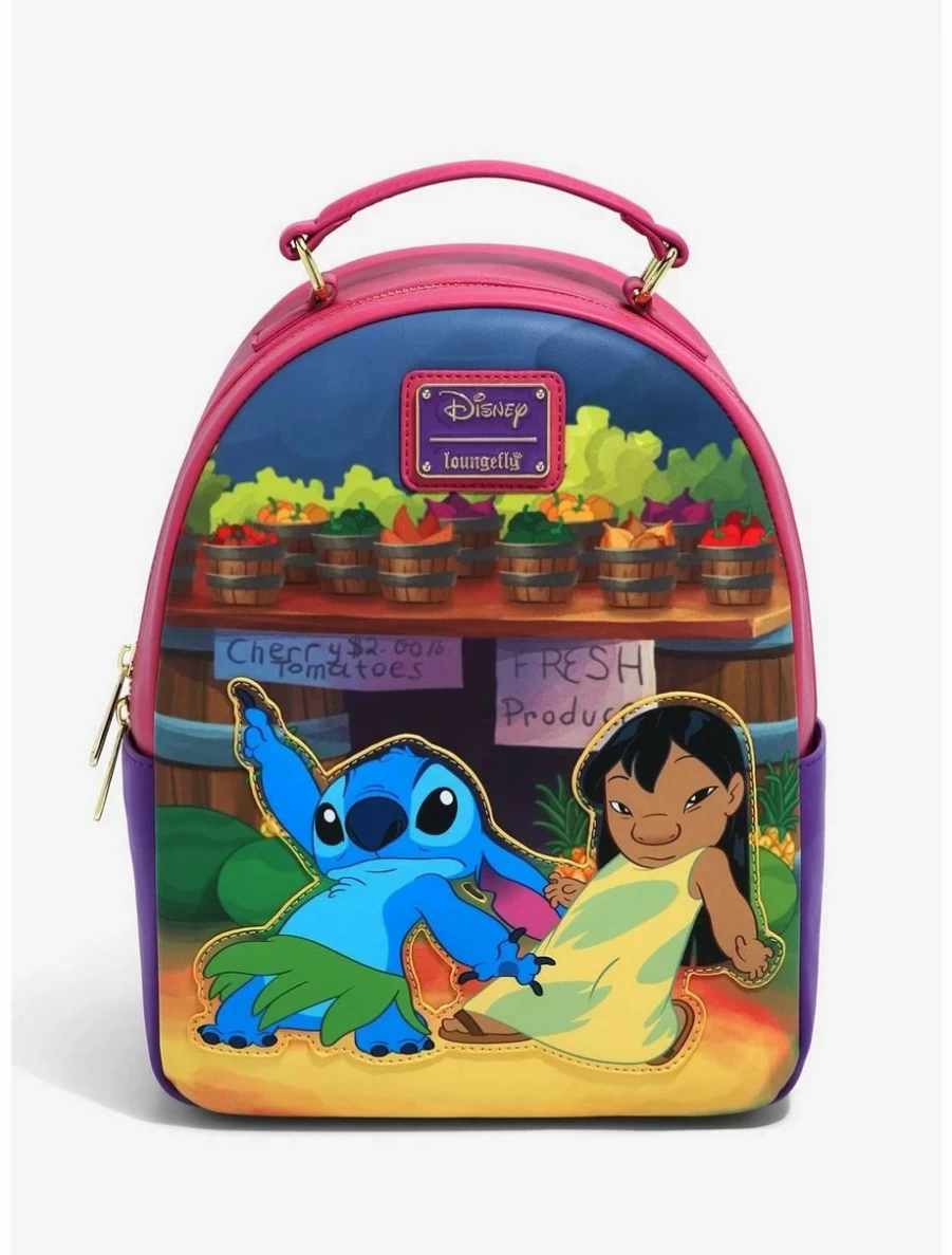 Loungefly Disney Lilo & Stitch Hula Mini Backpack – Exclusive BoxLunch Collectible