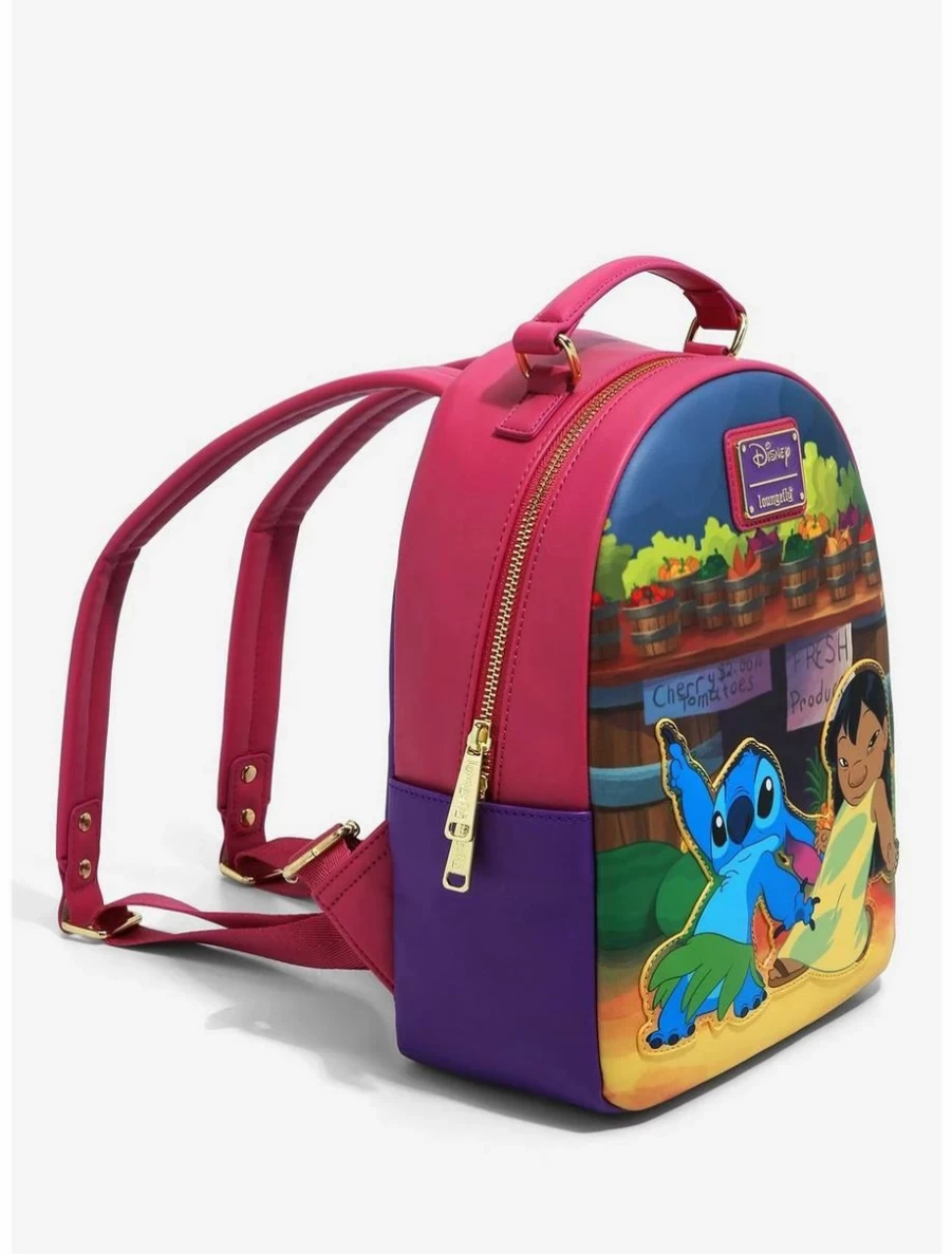 Loungefly Disney Lilo & Stitch Hula Mini Backpack – Exclusive BoxLunch Collectible