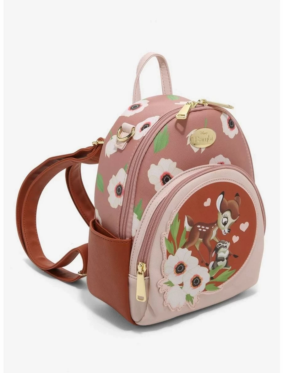 Disney Bambi and Thumper Watercolor Art Mini Backpack - BoxLunch Exclusive Convertible Purse