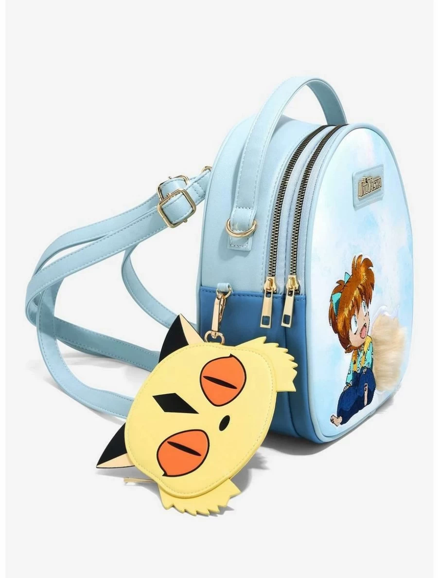 "Inuyasha Shippo Themed Convertible Mini Backpack & Coin Purse Set - Anime Cosplay Accessory"