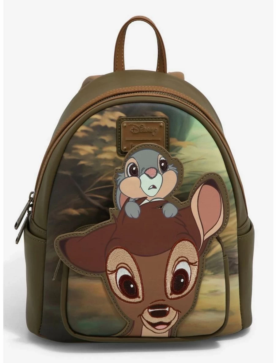 Loungefly Exclusive Disney Bambi & Thumper Peeking Mini Backpack - BoxLunch Limited Edition