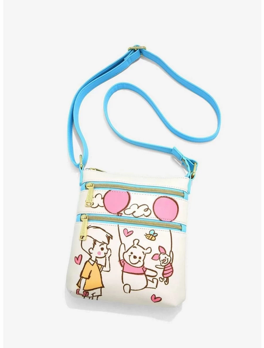Loungefly Exclusive Disney Winnie The Pooh & Piglet Balloon Sketch Crossbody Bag – BoxLunch Limited Edition