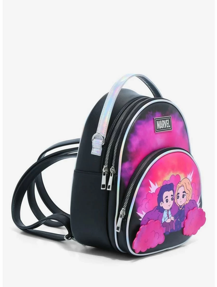 Marvel Loki & Sylvie Convertible Mini Backpack - BoxLunch Exclusive Cloud Design