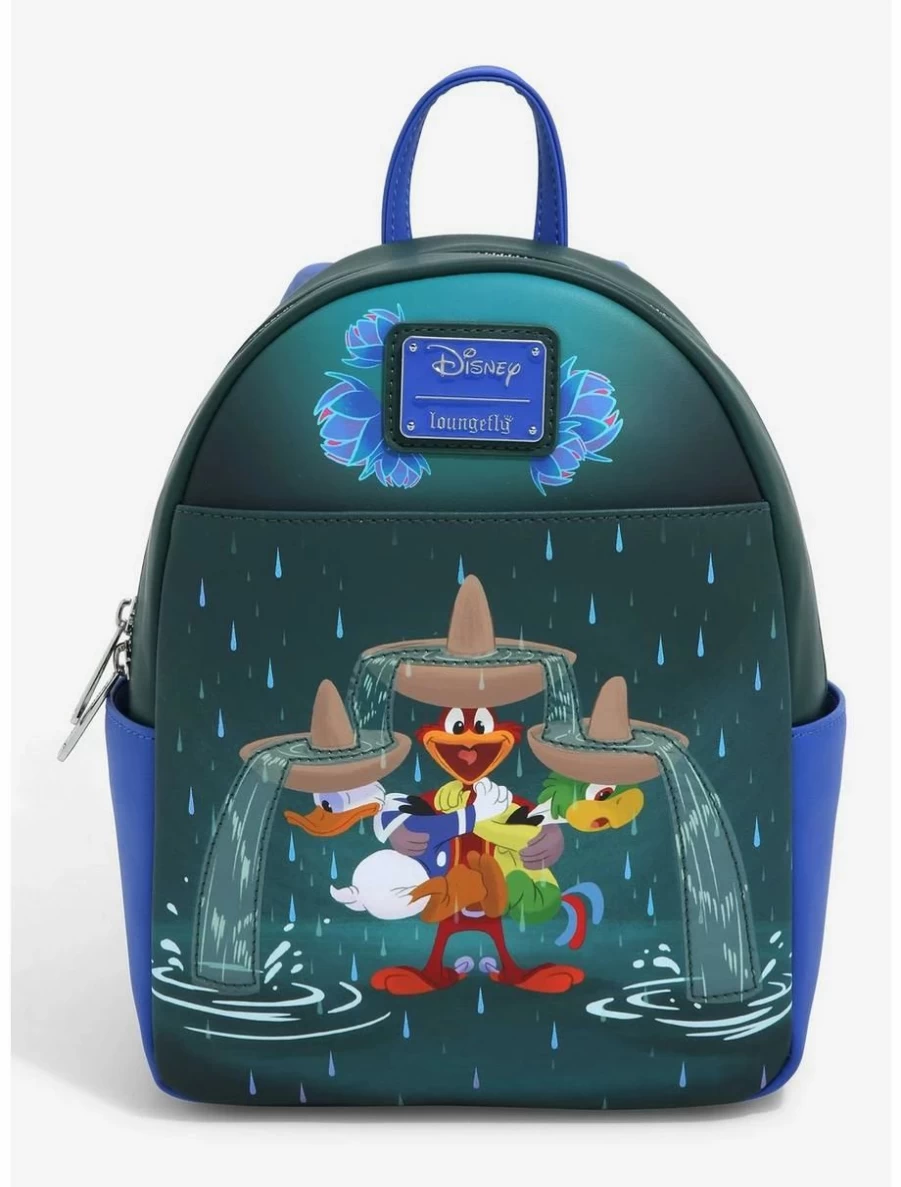 Loungefly Disney The Three Caballeros Rain Mini Backpack Exclusive BoxLunch