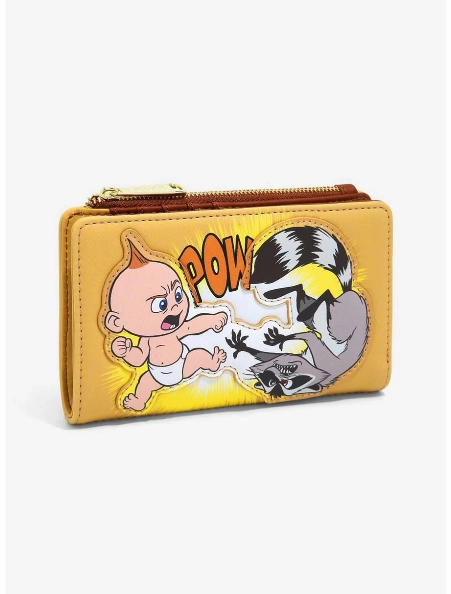 Loungefly Exclusive Disney Pixar The Incredibles 2 Jack-Jack vs Raccoon Collectible Wallet