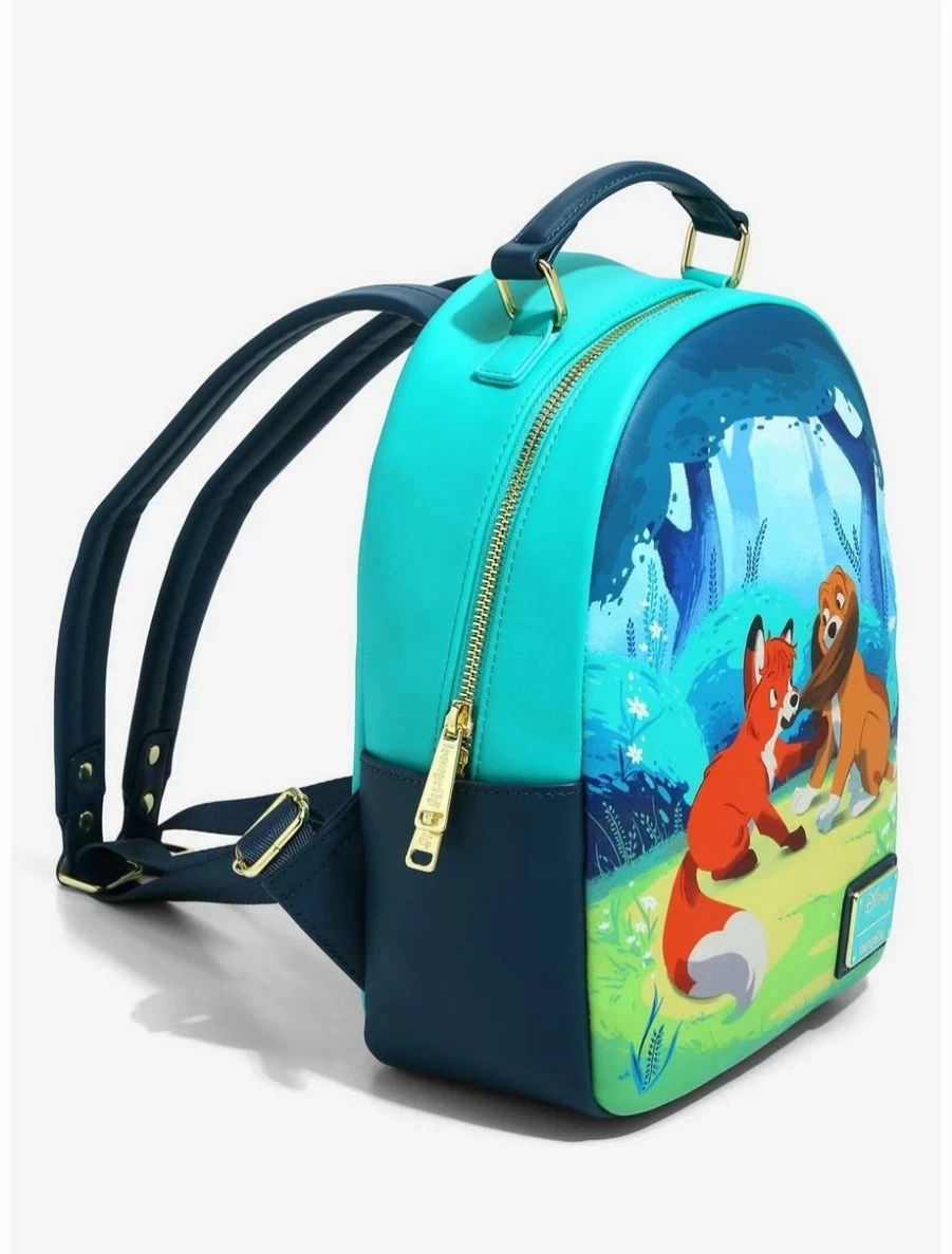 Loungefly Disney Fox and The Hound Tod & Copper Mini Backpack - BoxLunch Exclusive Playtime Design