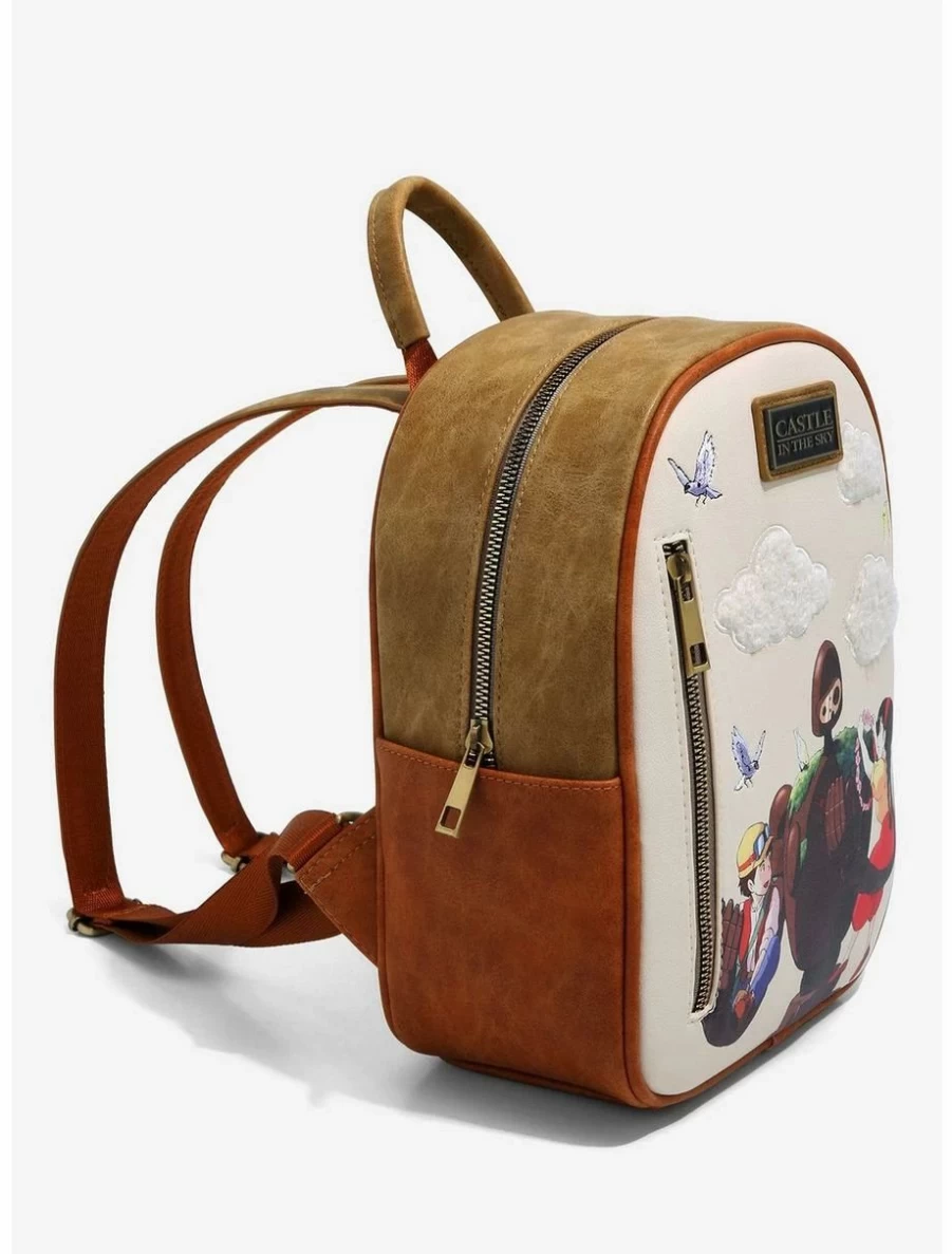 "Exclusive BoxLunch Mini Backpack - Castle In The Sky Group Portrait Design"