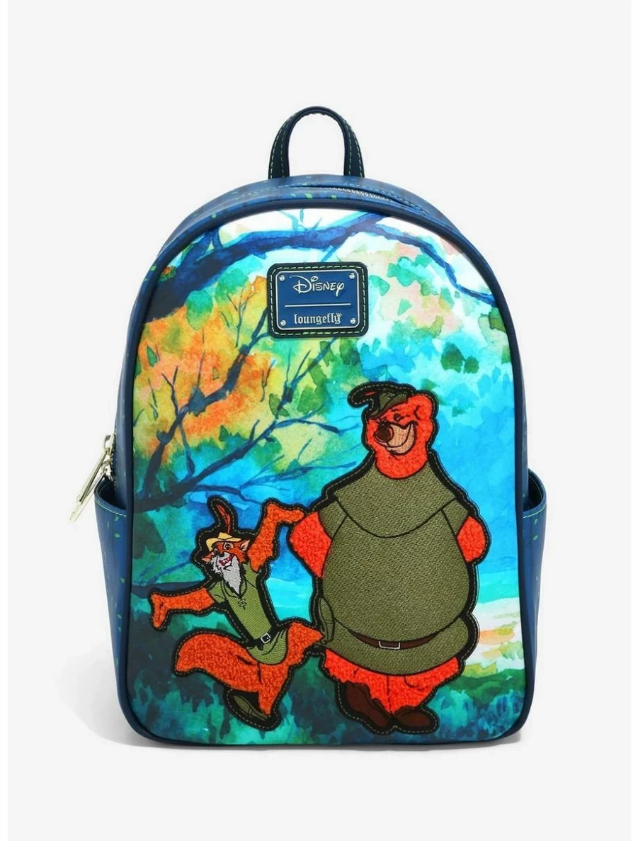 Disney Robin Hood & Little John Mini Backpack by Loungefly - Boxlunch Exclusive Collectible