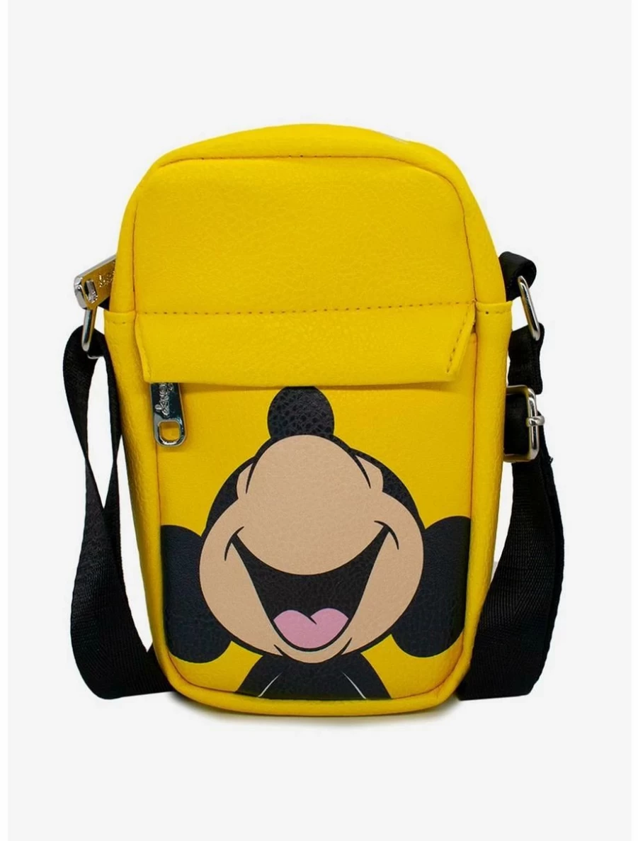 Disney Mickey Mouse Smiling Up Crossbody Bag - Official BoxLunch Exclusive