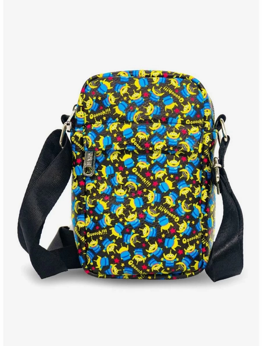 Disney Pixar Toy Story Alien Themed Crossbody Bag with Stars Design for BoxLunch Fans