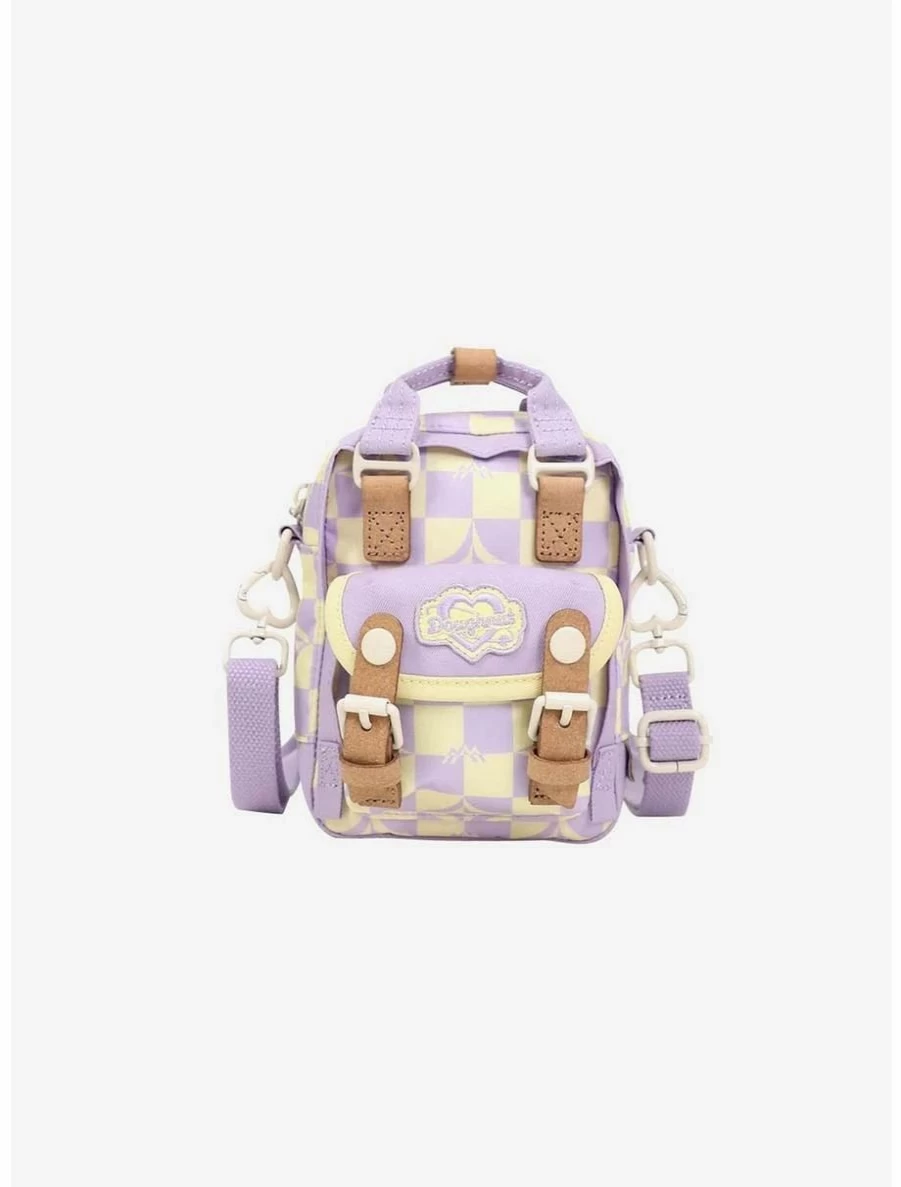 Mini Crossbody Bag - Buttery Soft Doughnut Macaron Design, Kaleido Stadium Style, Compact & Trendy