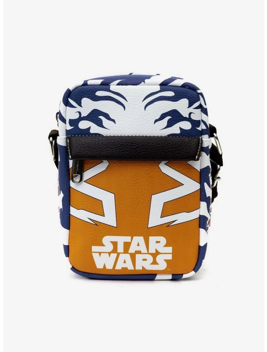 Star Wars Ahsoka Tano Themed Crossbody Bag for Fans | Clone Wars Inspired Lunch Box Handbag