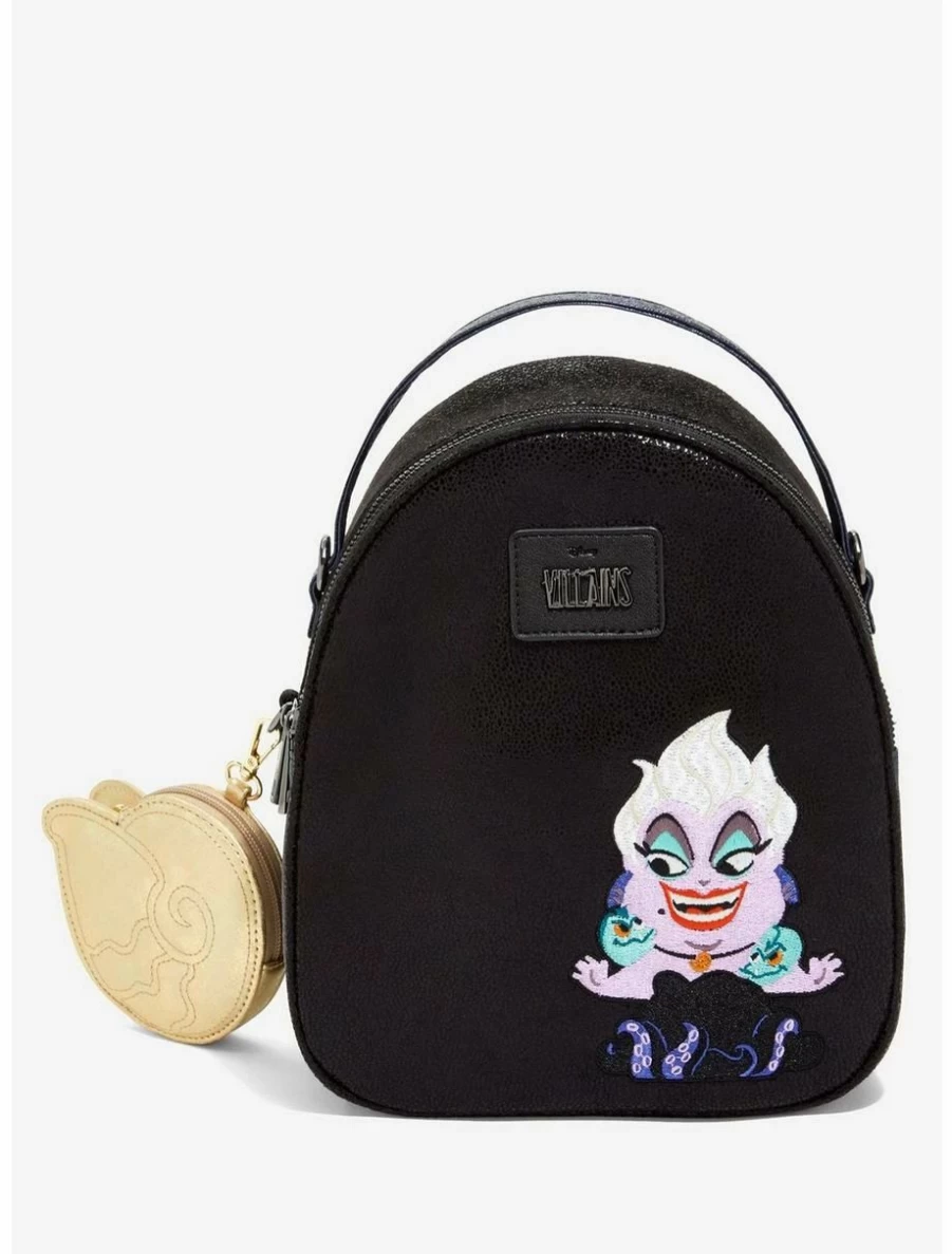 Disney Villains Ursula & Vanessa Chibi Mini Backpack – BoxLunch Exclusive Convertible Portrait Design