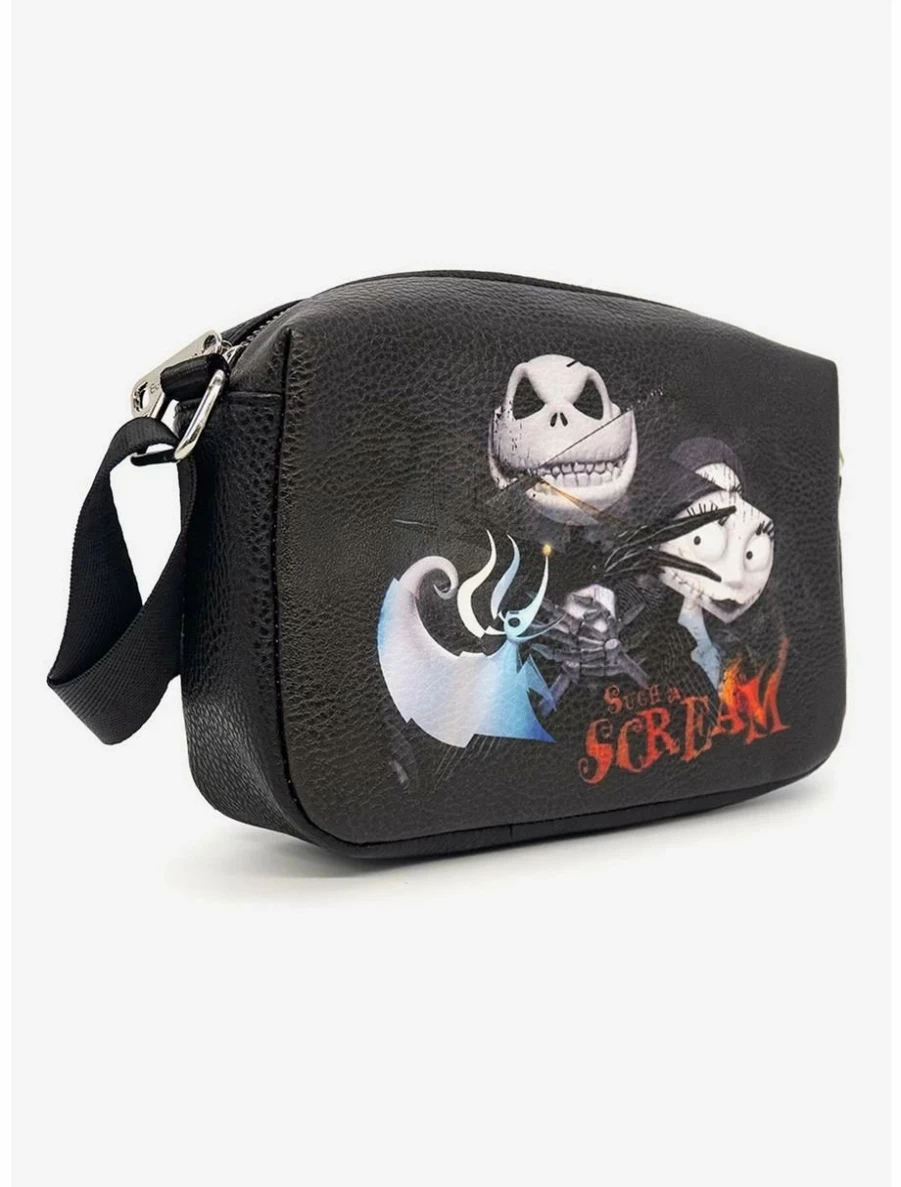 "The Nightmare Before Christmas Jack Sally Zero Crossbody Bag - Such A Scream Collection"
