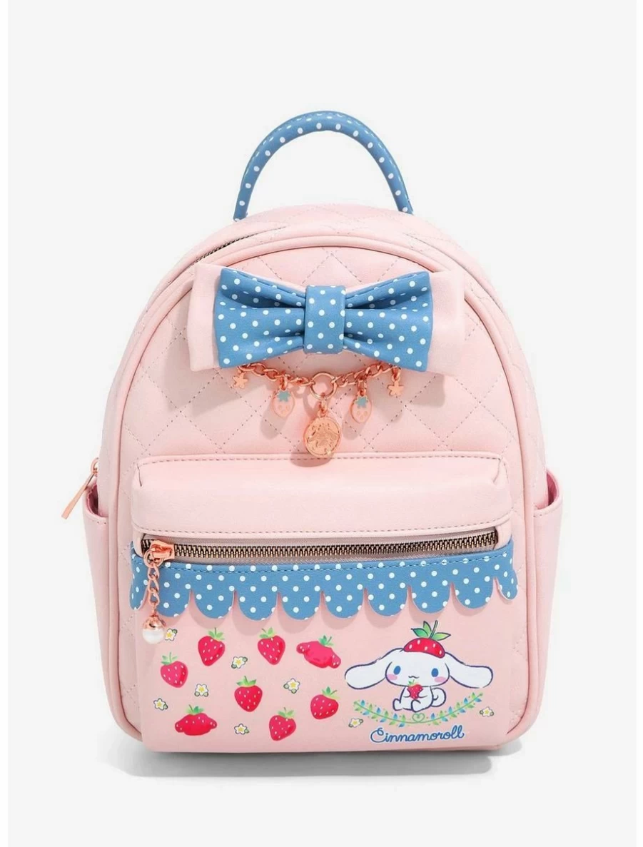 Sanrio Cinnamoroll Quilted Mini Backpack Exclusive Boxlunch Cute Plush Design Lightweight Durable