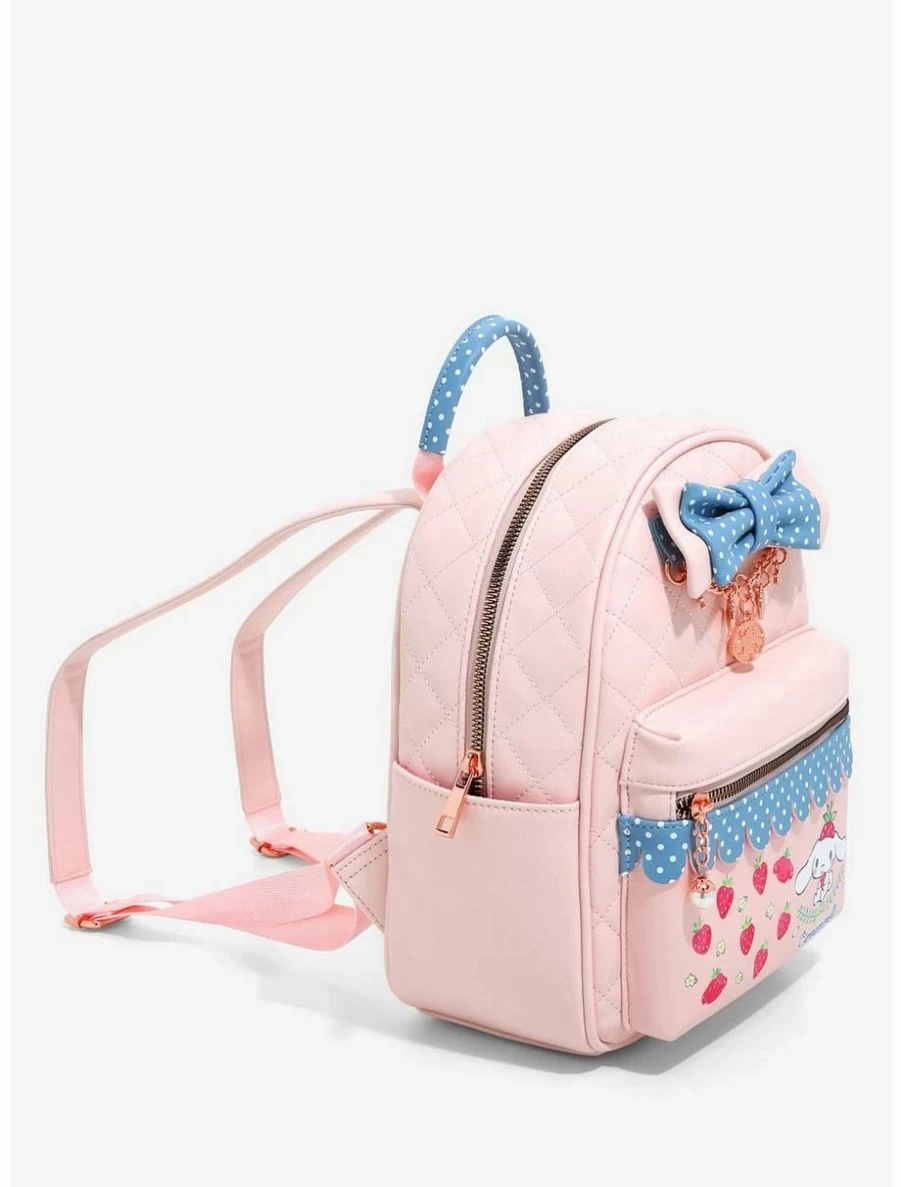Sanrio Cinnamoroll Quilted Mini Backpack Exclusive Boxlunch Cute Plush Design Lightweight Durable