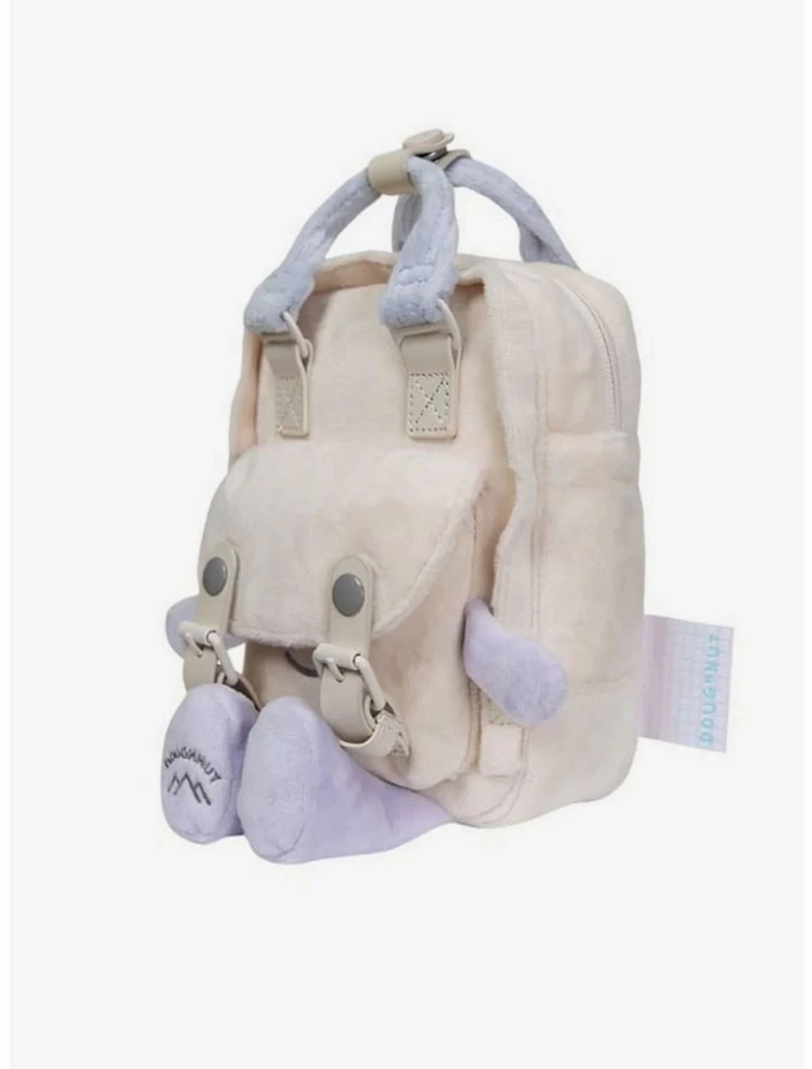 Doughnut Macaroon Tiny Fairies & Friends Series Sheer Pink & Powder Purple Crossbody Bag