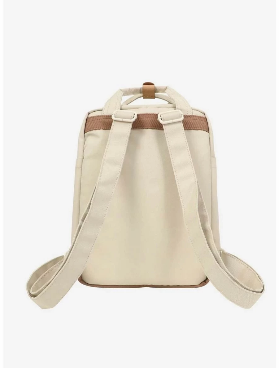 Mini Checkered Backpack - Doughnut & Macaron Kaleido Mushroom Design, Cute Boxlunch Style