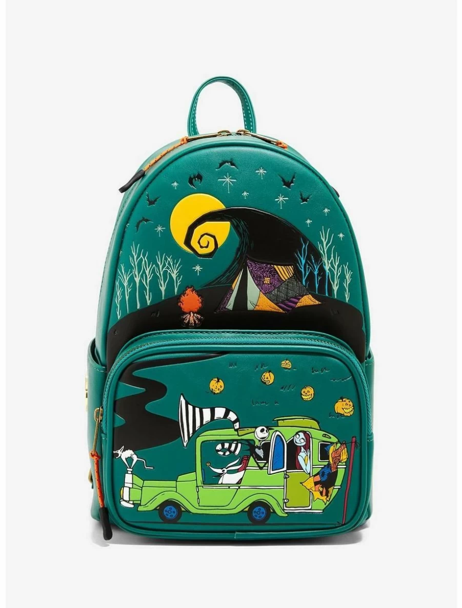 Disney The Nightmare Before Christmas Mini Backpack - Our Universe Camping Trip Design - BoxLunch Exclusive Collectible