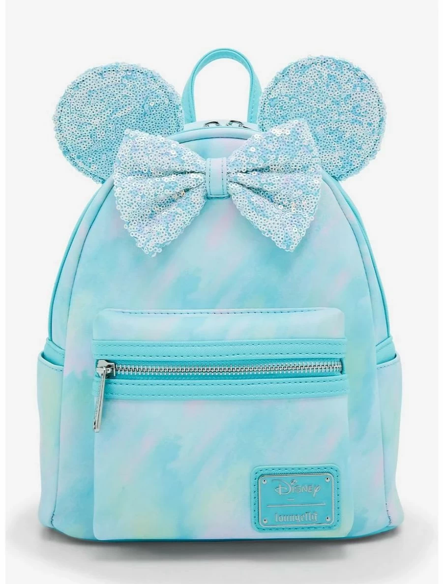Loungefly Exclusive Disney Minnie Mouse Sequin Bow Mini Backpack – BoxLunch Limited Edition