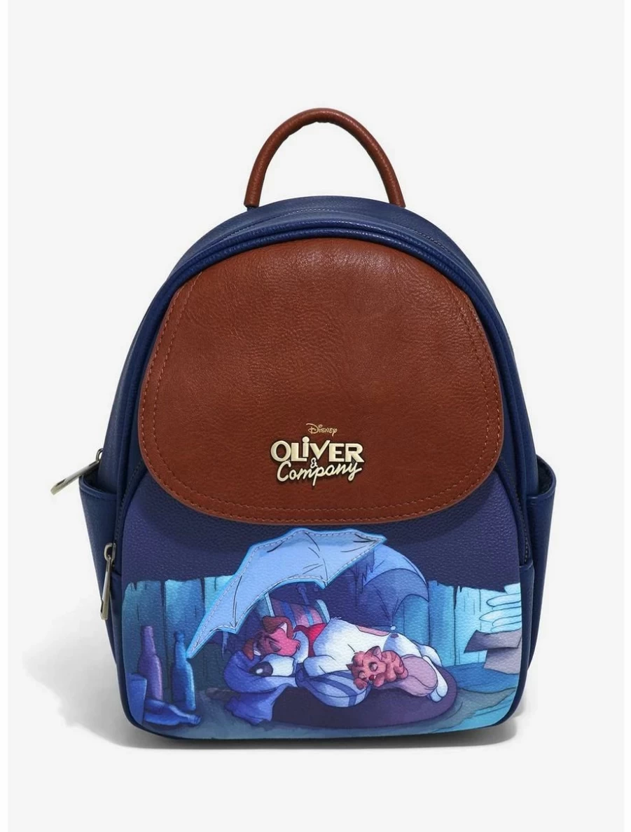 Disney Oliver & Company Mini Backpack - Sleeping Oliver & Dodger Design, BoxLunch Exclusive Collectible